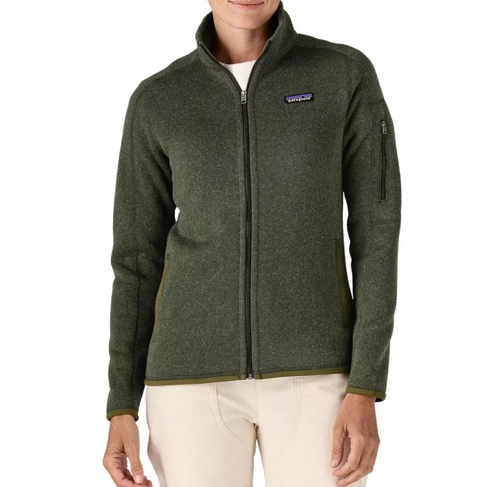 Pine Green Patagonia Better Sweater Full Zip Jacket XS
